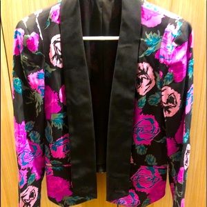 Floral Rebecca Minkoff draped jacket